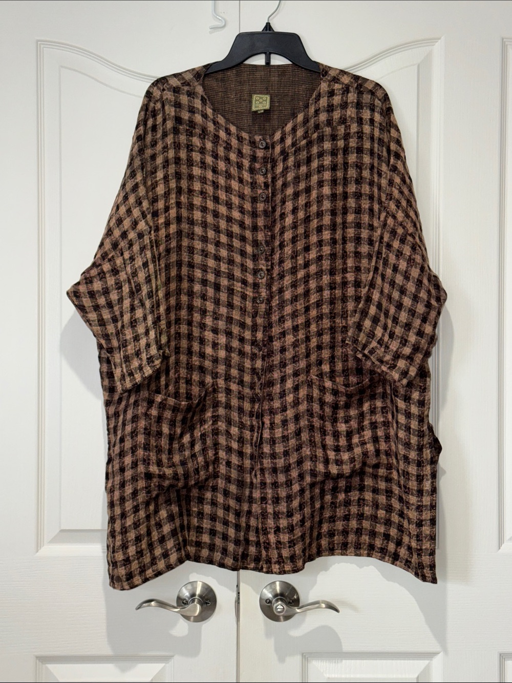 Authentic Maiwa Clothing 100% linen Naturally dyed - Juniper Tunic